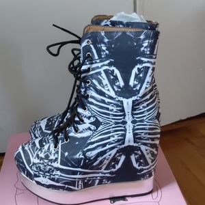 Black Milk x Jeffrey Campbell Bone Machine Boots